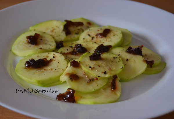 Calabacín con verduras caramelizadas - En Mil Batallas