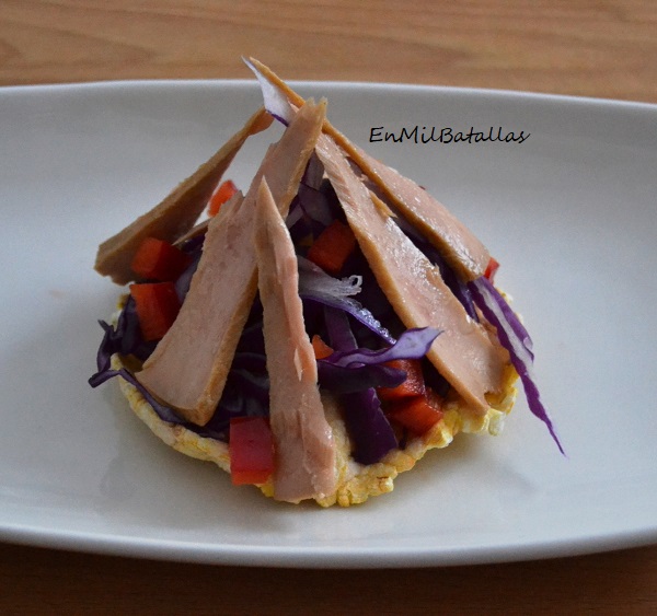 Torta de maíz con bonito - En Mil Batallas